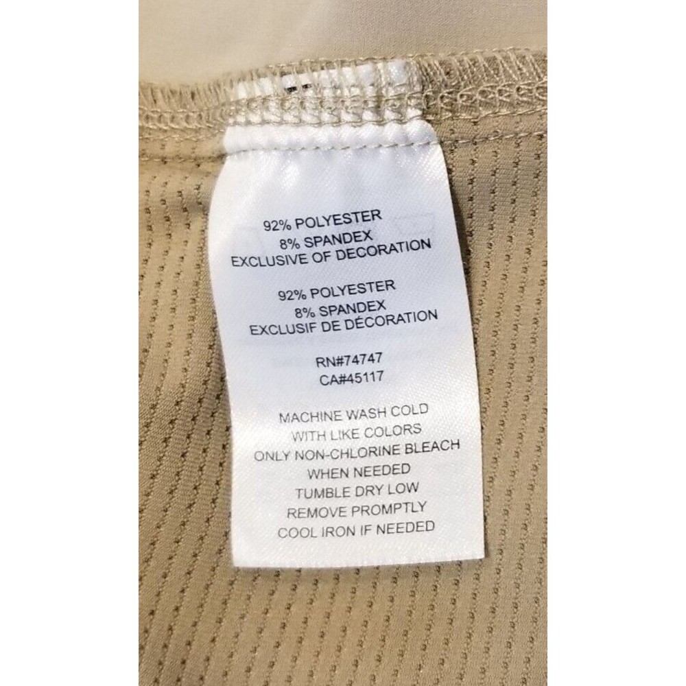 Men's Fishing Shirt Vented Activewear B Wide World of Sportsmen Size Large - Picture 4 of 4